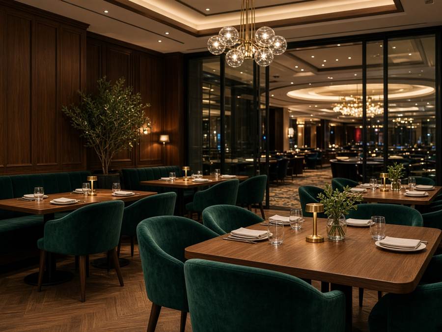 Intérieur élégant du restaurant BistroLoop