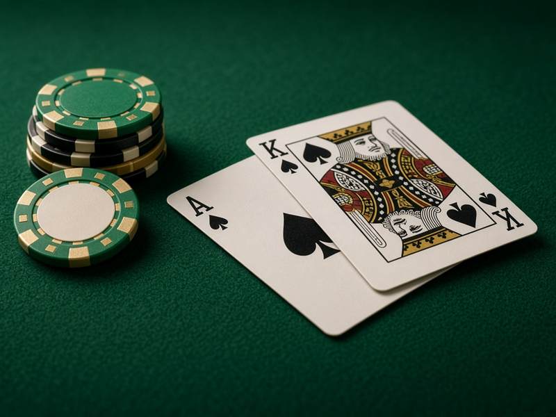Table de blackjack chez BistroLoop