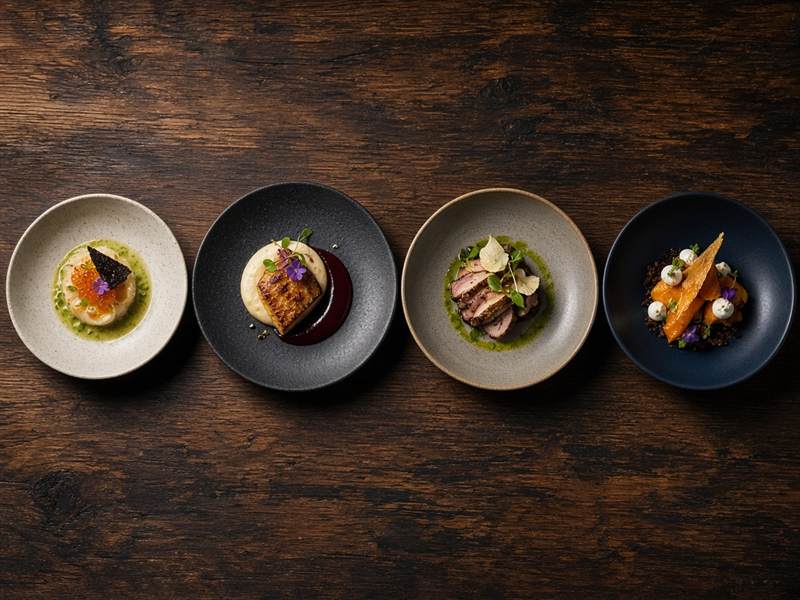 Parcours gastronomique en plusieurs temps